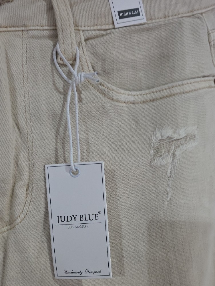 Plus Size High Waist Distressed Wide Leg Jeans